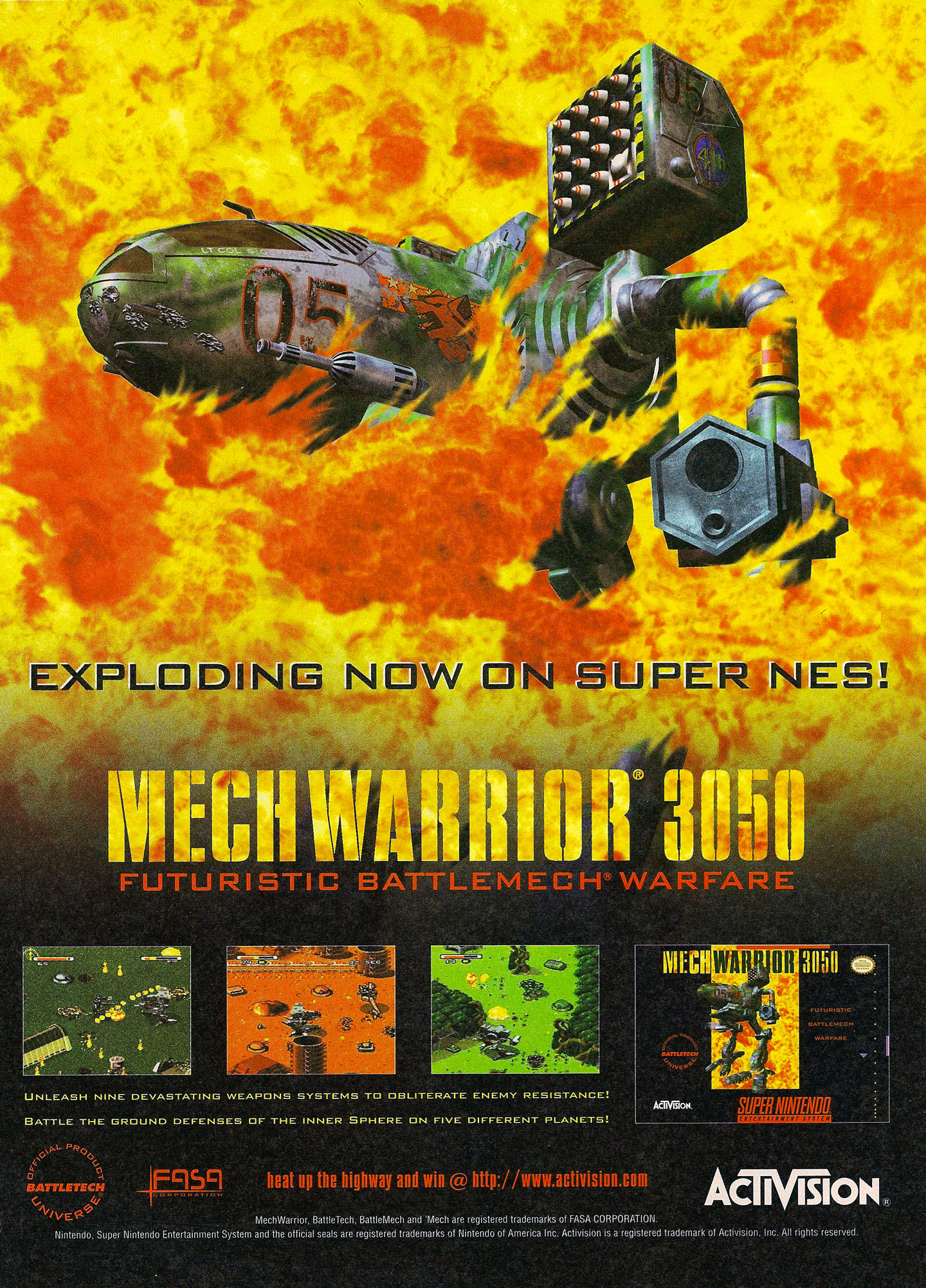 mechwarrior 3050 snes